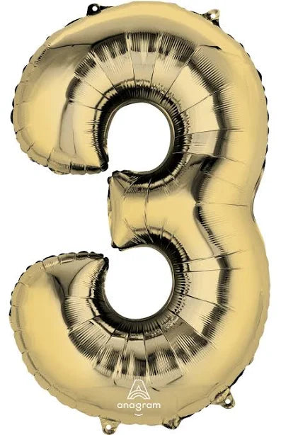 34" Gold Number - 3