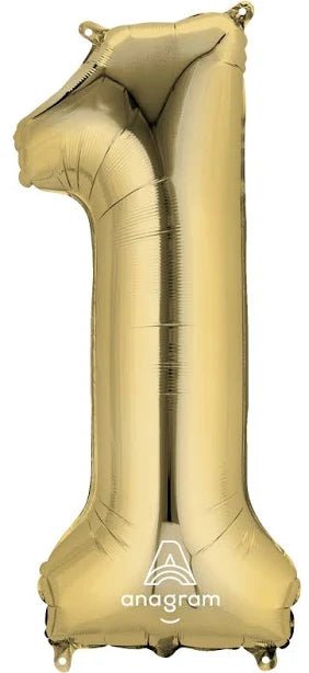 34" Gold Number - 1