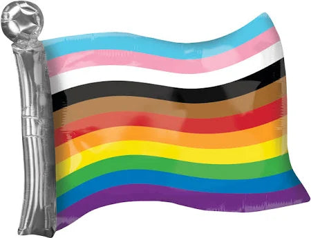27" Supershape Mylar - Rainbow Flag