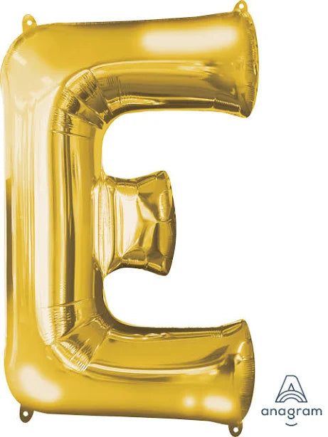 34" Yellow Gold Letter - E