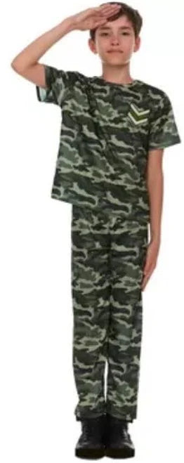 Child Costume - Camo Soldier