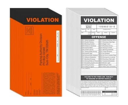 Gag Gift - Violation Tickets 15ct