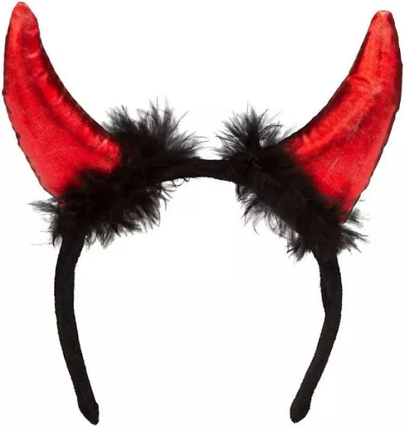 Devil Headband w/ Boa