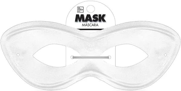 Superhero Eye Mask - White