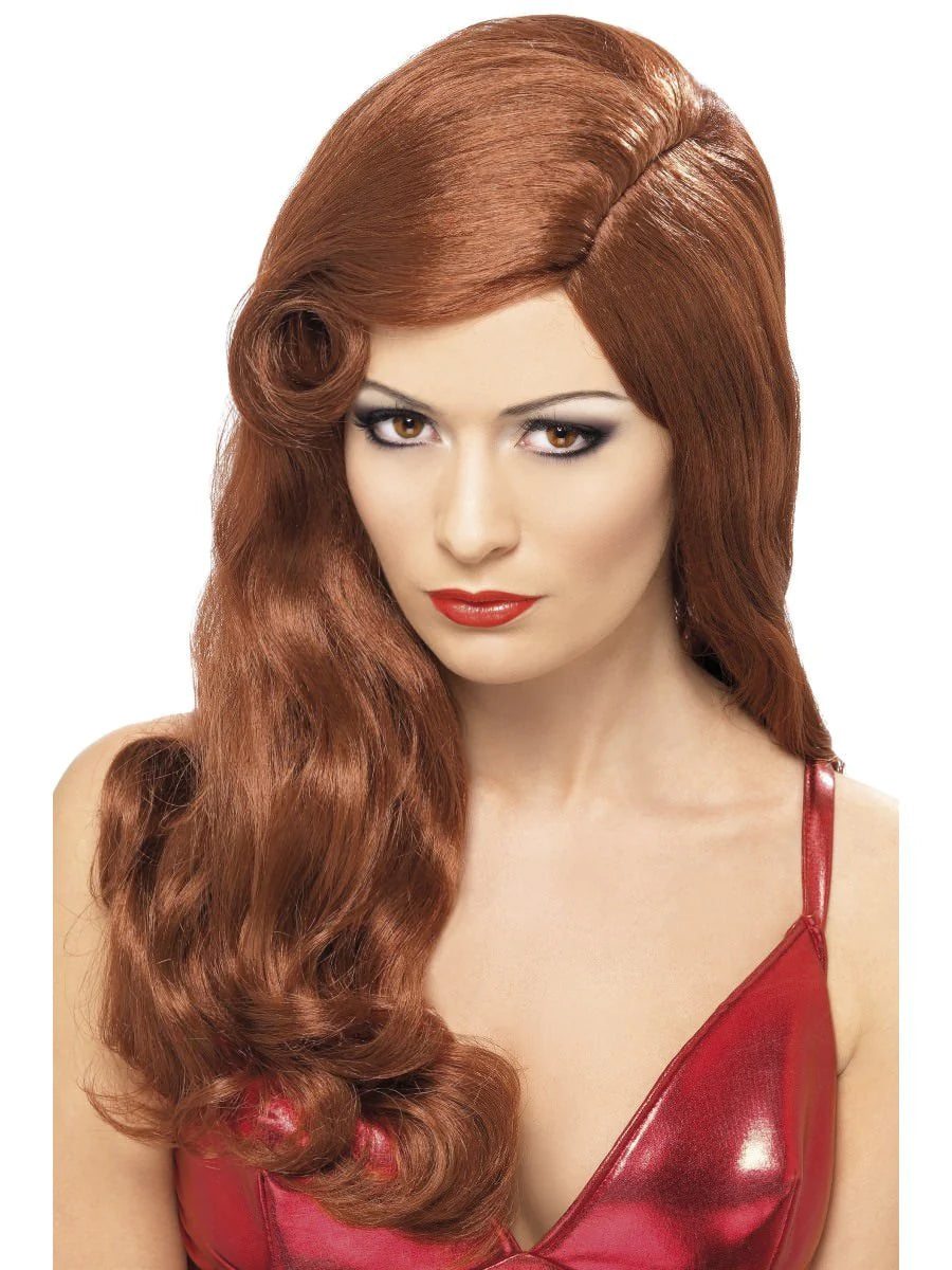 Silver Screen Sensation Wig - Auburn