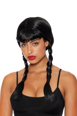 Double Braid Wig with Bangs