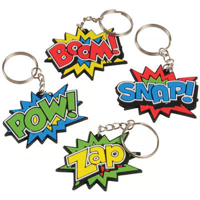 Superhero Keychains