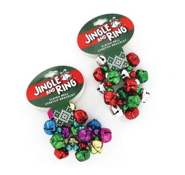 Jingle and Ring - Sleigh Bell Stretch Bracelet