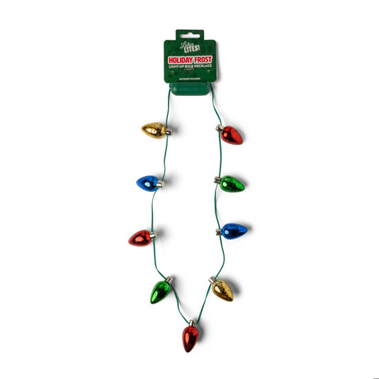 Lotsa LITES! - Holiday Frost Bulb Necklace