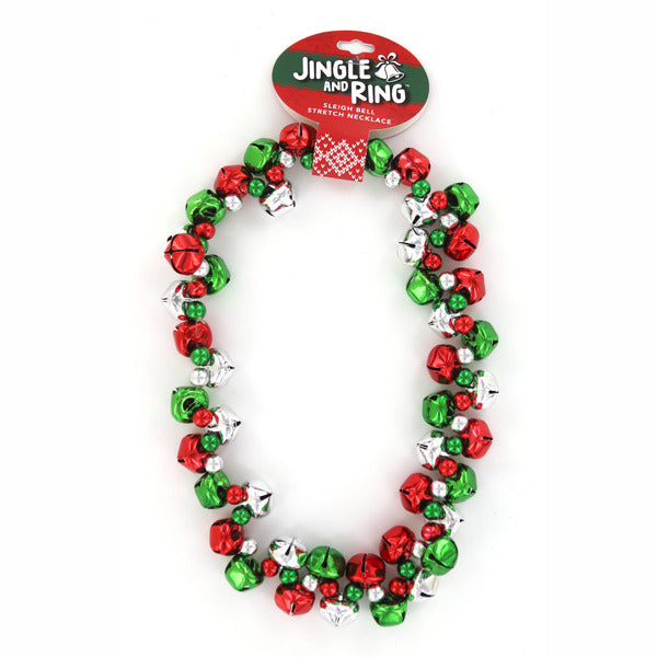 Jingle & Ring - Sleigh Bell Stretch Necklace