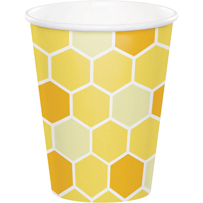 Cups 8ct - Bumblebee Baby