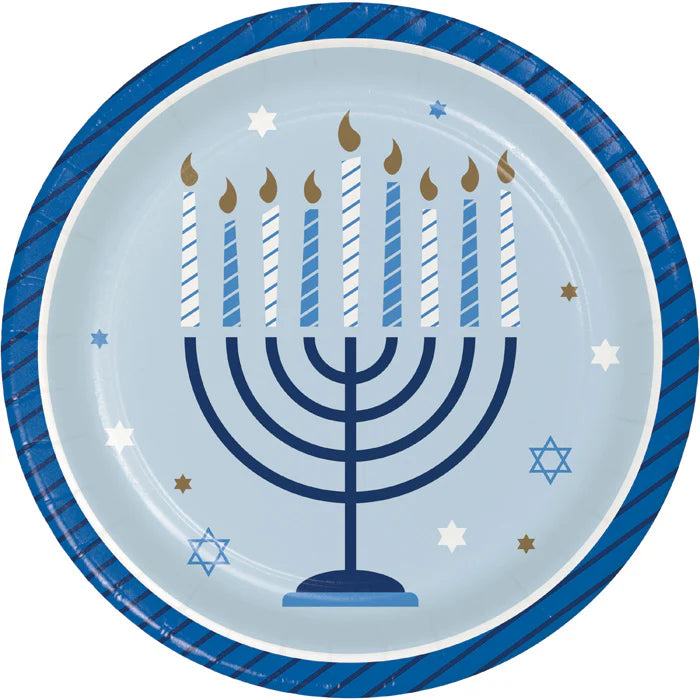 Hanukkah Celebration - Dessert Plates 8ct