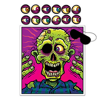 Game - Pin The Eyeball On The Zombie