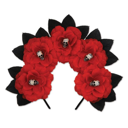 Day Of The Dead Floral Headband