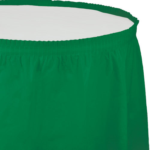 Table Skirt - Emerald Green