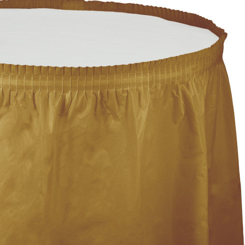 Table Skirt - Glittering Gold