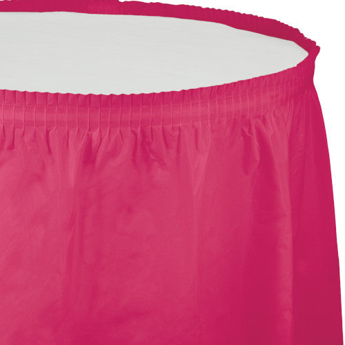 Table Skirt - Hot Magenta