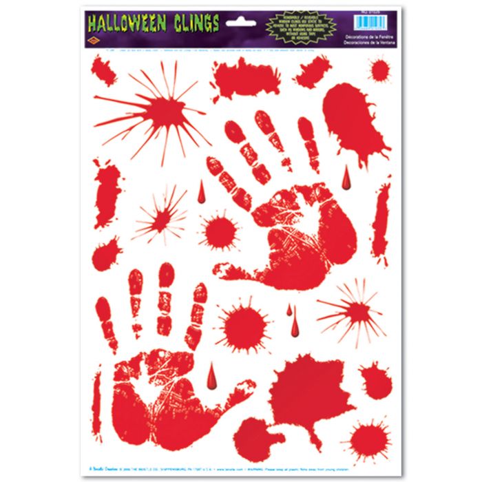 Clings - Bloody Handprints