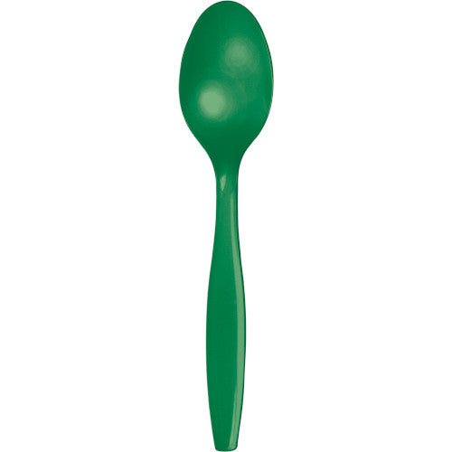 Spoons - Emerald Green 24ct