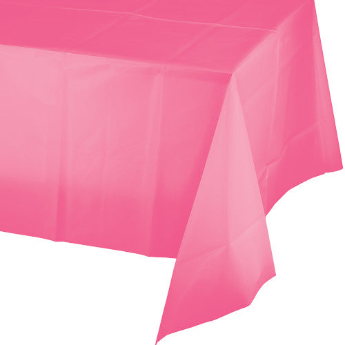 Plastic Table Cover - Candy Pink