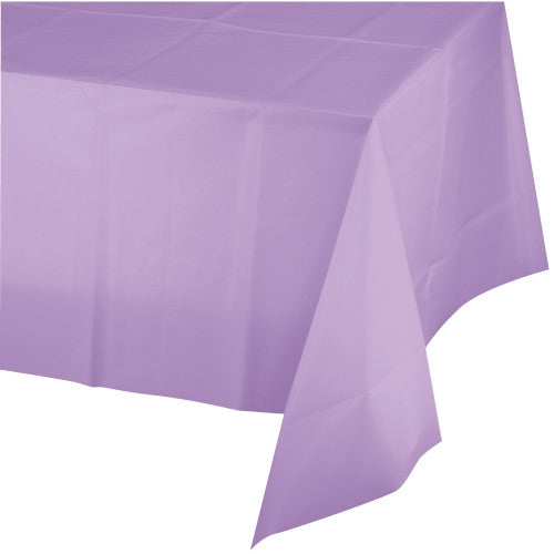 Plastic Table Cover - Lavender