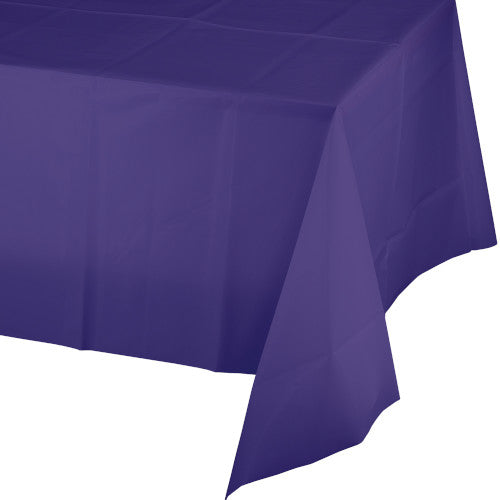 Plastic Table Cover - Purple
