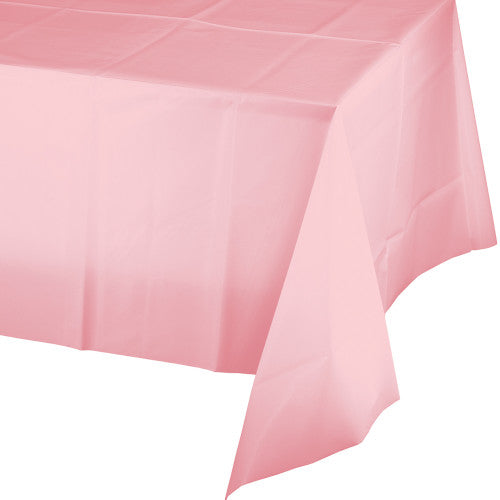 Plastic Table Cover - Classic Pink