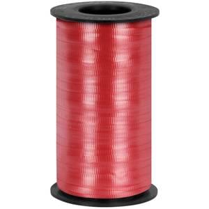 500yd Crimped Ribbon - Hot Red