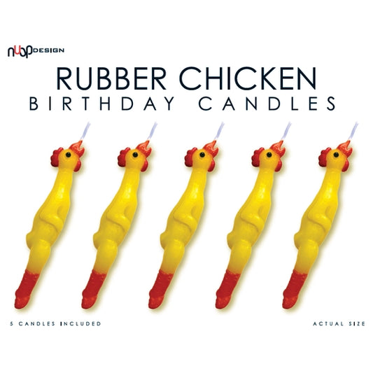 Candles - Rubber Chicken 5ct