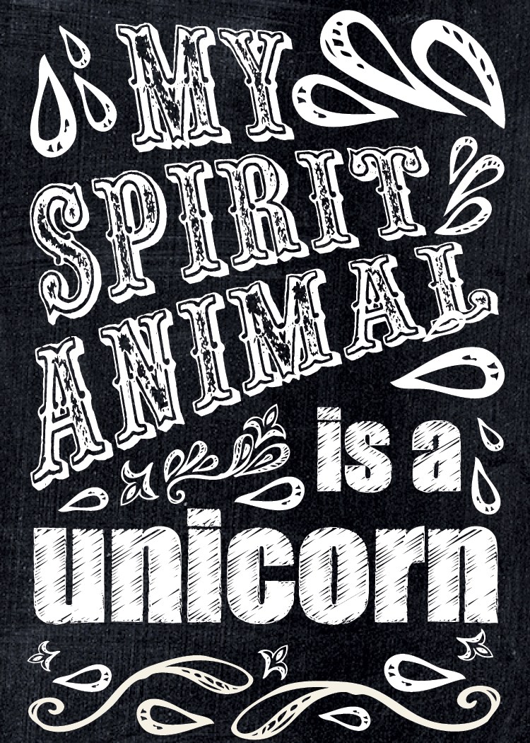 Magnet - My Spirit Animal Is a Unicorn