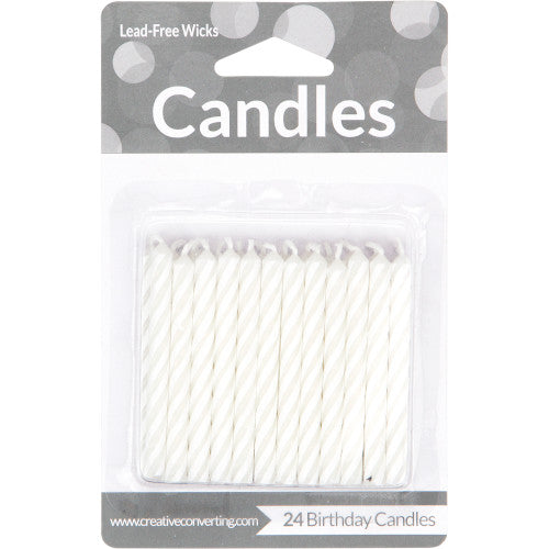 Candles - White 24ct