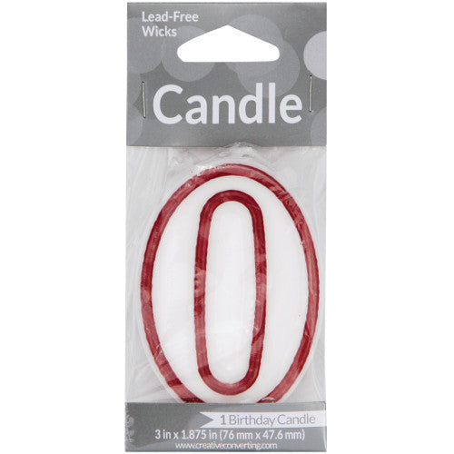 #0 Red Outline Candle