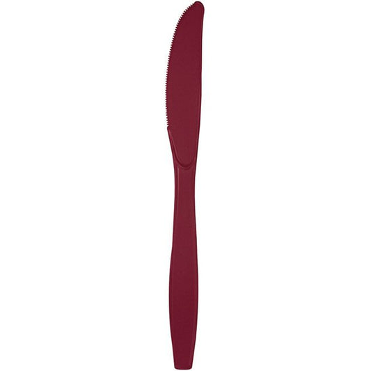 Knives - Burgundy 24ct