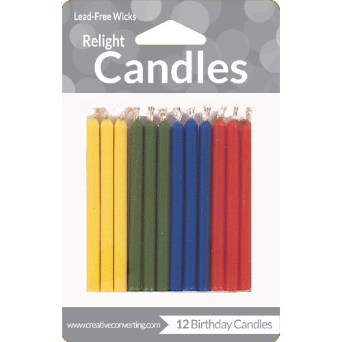 Relight Candles - Solids 12ct