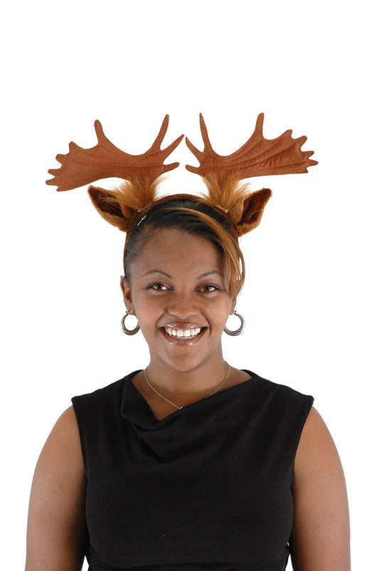 Moose Ears & Antlers Headband