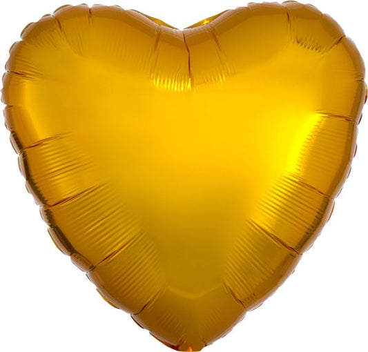 Heart: Gold - 18"