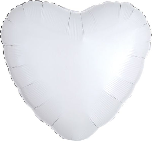 Heart: White - 18"