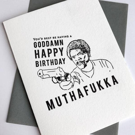 Greeting Card - Muthafukka