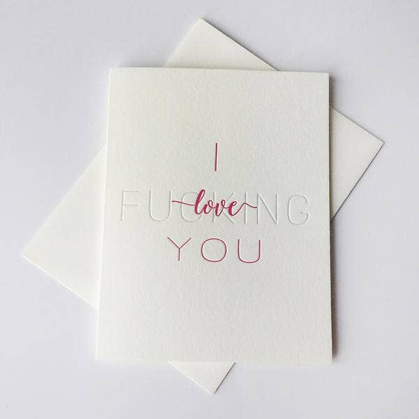 Greeting Card - F*cking Love