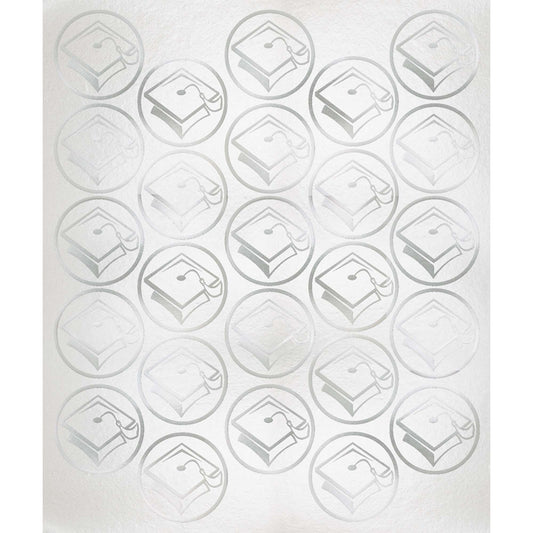 Stickers - Silver Seals 50ct