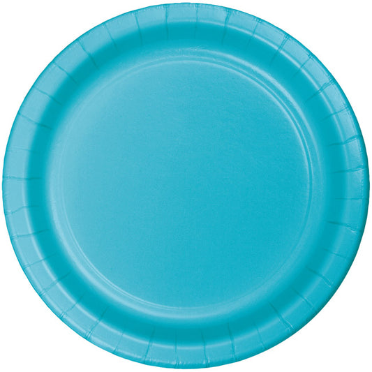 Dessert Plates - Bermuda Blue 24ct