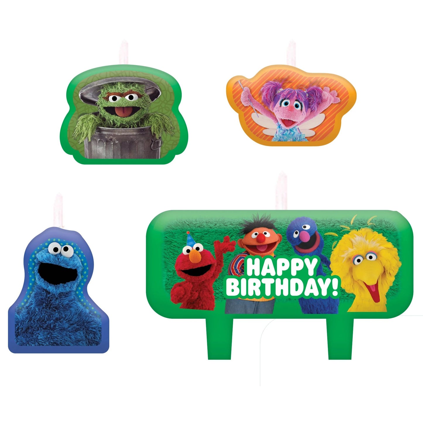 Candles - Sesame Street 4ct