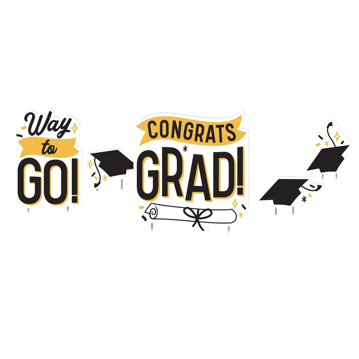 Yard Signs - Grad 3ct