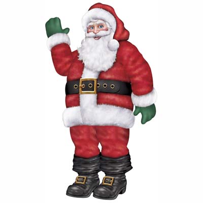 Life Size Jointed Santa