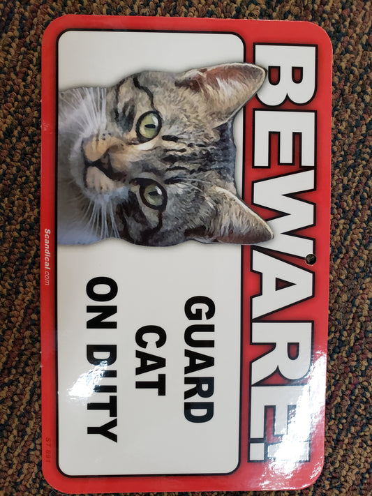 Beware! - Tabby Cat