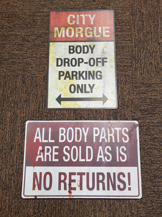 Metal Sign Assortment - Parking