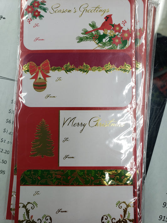 Holiday Gift Labels