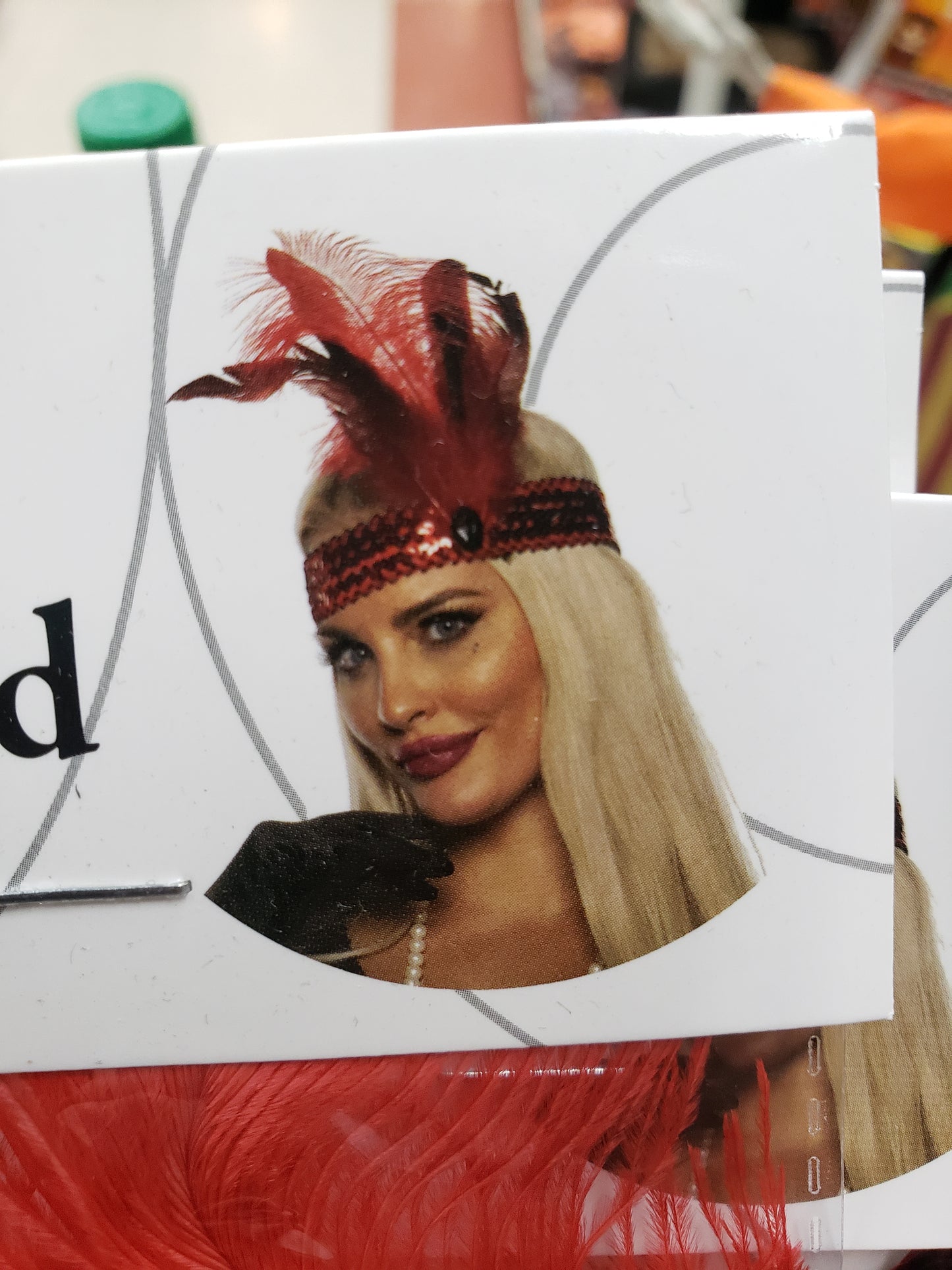 Flapper Headband - Red