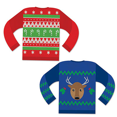 Ugly Sweater Cutouts 2ct