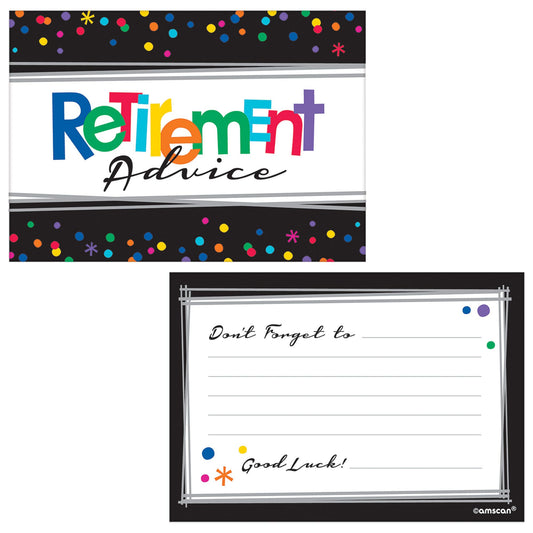 Advice Cards - Officially Retired 24ct